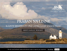 Tablet Screenshot of gaelicwhisky.com